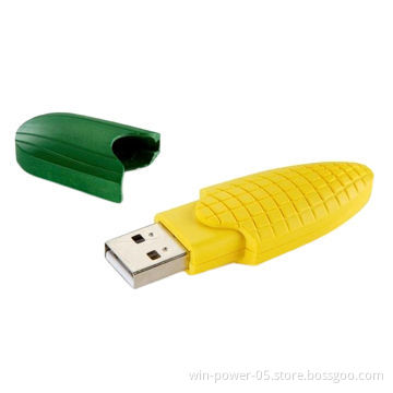 USB Flash Disc in Corn Shape, Customized Images or Logos Welcomed, USB3.0 Full CapacityNew